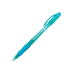 Paper Mate® Profile Retractable Ballpoint Pen, Bold Point, 1.4 mm, Turquoise Ink
