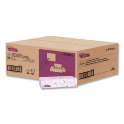 Cascades PRO Select® Flat Box Facial Tissue, 2-Ply, White, 100 Sheets/Box, 30 Boxes/Carton
