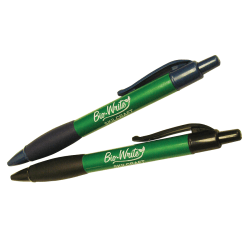 SKILCRAFT® Bio-Write® Retractable Pens, Medium Point, Black Ink, Pack Of 12 (AbilityOne 7520-01-578-9307)