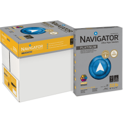 Navigator Platinum Office Multi-Use Printer & Copy Paper, 5 Reams, Bright White, Letter (8.5" x 11"),, 2000 Sheets Per Case, 32 Lb