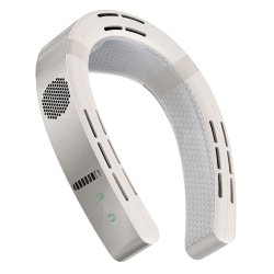TORRAS COOLiFY Cyber Smart Portable Neck Fan, 3-1/4"H x 6-3/16"W x 9-5/8"D, White