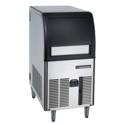 Scotsman Self-Contained Under Counter Cube Ice Machine With Storage, Silver
