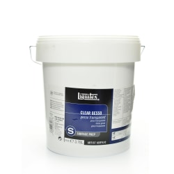Liquitex Professional - Gesso - for pastel, oil paint, acrylic paint - transparent - 1 gal