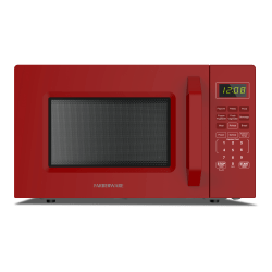 Farberware 1000W Compact Countertop Microwave Oven, 1.1 Cu. Ft., Red, Total Qty 1