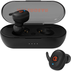 Hypercel Active True Wireless Earbuds - Black - Stereo - True Wireless - Bluetooth - 33 ft - Earbud - 14316