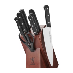 Henckels Solution 10-Piece Knife Block Set, 5-1/2" x 8-1/2", Brown