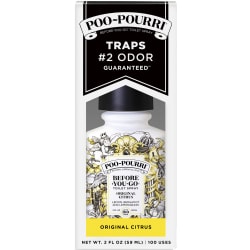 Poo-Pourri Before You Go Toilet Spray, 2 Oz, Citrus + Bergamot + Lemon + Lemongrass, Pack Of 12 Bottles