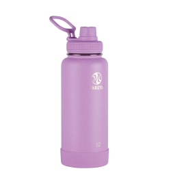 Takeya Actives Spout Reusable Water Bottle, 32 Oz, Lilac
