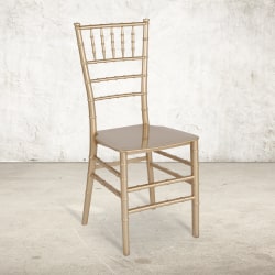 Flash Furniture Hercules Stackable Chiavari Chair, Gold