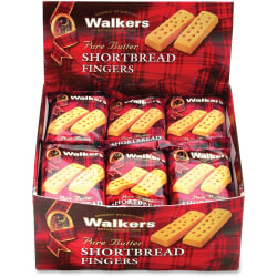 Walkers Shortbread Finger Cookies, 36 Oz, Box Of 24