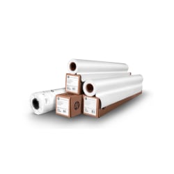HP DesignJet Universal Large-Format Instant-Dry Photo Paper, Glossy, 60" x 200', 53.3 Lb, White