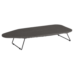 Hospitality 1 Source Ironing Boards, Table Top, 6"H x 12-1/2"W x 30"D, Charcoal Cover/Black Frame, Pack Of 6 Boards