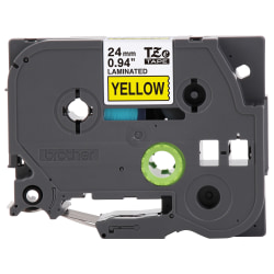 Brother® TZe-651 Black-On-Yellow Tape, 1" x 26.2'