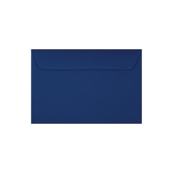 LUX Booklet 6" x 9" Envelopes, Gummed Seal, Navy, Pack Of 500