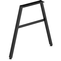 HON Mod Collection Worksurface 30"W A-leg Support - 30" - Finish: Black