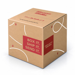 Office Depot® Brand Corrugated Shipping Box, Kraft, Cube, 12"L x 12"W x 12"H, Total Qty 1