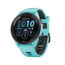 Garmin Forerunner 265 Running Smartwatch, Aqua/Black