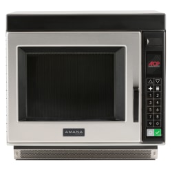 Amana RC Series Commercial Microwave, 1.0 Cu. Ft., Silver