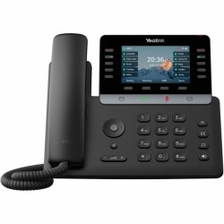 Yealink T74W IP Phone - Corded - Corded/Cordless - Bluetooth, Wi-Fi - 10 Multiple Conferencing - Wall Mountable - 16 x Total Line - VoIP - 4.3" TFT LCD - IEEE 802.11 a/b/g/n/ac/ax - 2 x Network (RJ-45) - PoE Ports