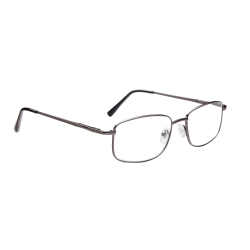 ICU Eyewear DDE/Omni-Focus Arvin Men's Reading Glasses, Stainless, +1.25