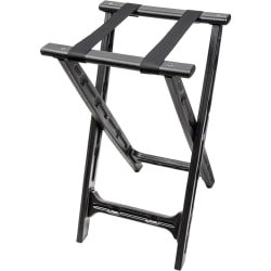 CSL Plastic 30"H Tray Stand, Black