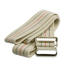 Medline Transfer Belt, 60", Beige/Blue/Red