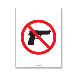 ComplyRight™ State Weapons Law Poster, English, Kansas, 8-1/2" x 11"