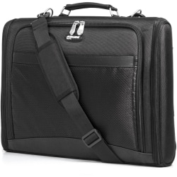 Mobile Edge Express Carrying Case (Briefcase) for 17" Notebook, Chromebook - Black - 1680D Ballistic Nylon Body - Shoulder Strap, Handle - 12.3" Height x 17.3" Width x 3" Depth