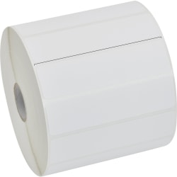 Zebra Z-Perform 2000D - Paper - permanent acrylic adhesive - coated - white - 4 in x 1 in 14040 label(s) (6 roll(s) x 2340) labels - for Zebra GX420; GK Series GK420; G-Series GC420; GX Series GX420, GX430; LP 28XX; TLP 28XX