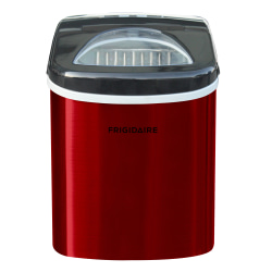 Frigidaire® 26 Lb. Portable Compact Ice Maker, Red, EFIC117-SSRED-COM