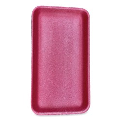GEN Meat Trays, #1525, 3/4"H x 14-1/2"W x 8"D, Pink, Pack Of 250 Trays