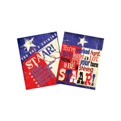Barker Creek® Chart Set, STAAR Texas, 17" x 22", Grades Pre-K+, Pack Of 2