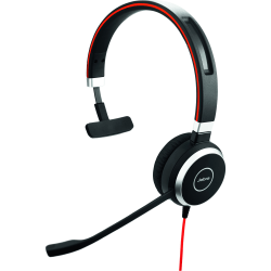 Jabra® Evolve 40 UC Mono Wired Over-The-Head Headphones