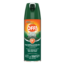 OFF! Deep Woods Sportsmen Insect Repellent, 30% DEET, 6 Oz, Carton Of 12 Bottles