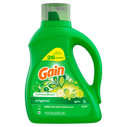 Gain + Aroma Boost Liquid Laundry Detergent, Original Scent, 113 Oz