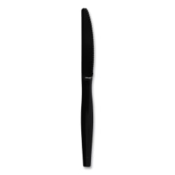 Boardwalk® Heavyweight Polystyrene Cutlery, Knife, 6-7/16"L, Black, Carton Of 1,000 Knives