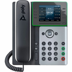 Poly Edge E300 IP Phone and PoE-enabled GSA/TAA - 32 x Total Line - VoIP - 3.5" LCD - 2 x Network (RJ-45) - PoE Ports