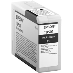 Epson UltraChrome HD T850 Original Inkjet Ink Cartridge - Photo Black Pack - Inkjet
