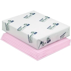 SKILCRAFT® Color Xerographic Copy Paper, Pink, Letter (8.5" x 11"), 5000 Sheets Per Case, 20 Lb, 84 Brightness (AbilityOne 7530-01-150-0334), Case Of 10 Reams