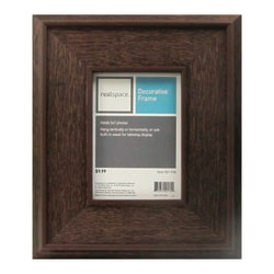 Realspace™ Picture Frame, Dunkirk, 5" x 7", Dark Brown