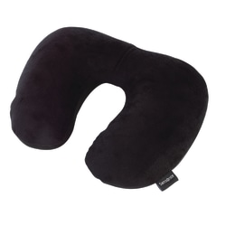 Samsonite® Travel Pillow, Fleece Microbead, 12"H x 10"W x 4"D, Black