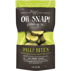 Oh Snap! Dilly Bites, 3.25 Fl Oz, Box Of 12 Bites