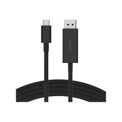Belkin CONNECT - Adapter cable - 24 pin USB-C (M) to DisplayPort (M) - DisplayPort 1.4 - 6.6 ft - 4K support, 8K support - black