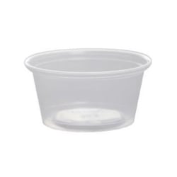Karat Poly Portion Cups, 2 Oz, Clear, Case Of 2,500 Cups