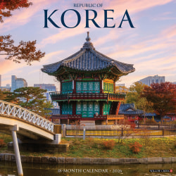 2026 Willow Creek Press Scenic Monthly Wall Calendar, 12" x 12", Korea (Republic of), January To December, 55908