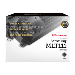 Office Depot® Remanufactured Black Toner Cartridge Replacement For Samsung MLT-D111, ODMLTD111