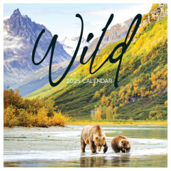 2025 TF Publishing Monthly Wall Calendar, 12" x 12", Wild, January 2025 To December 2025