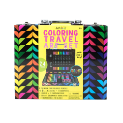Art 101 Colorable 24-Piece Travel Art Kit