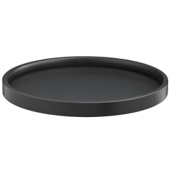 Erwyn Products Round Trays, 14", Black, Total Quantity 12