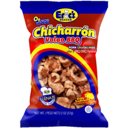 Rovira Foods Eric’s Snacks Chicharron, Volao BBQ, 2 Oz